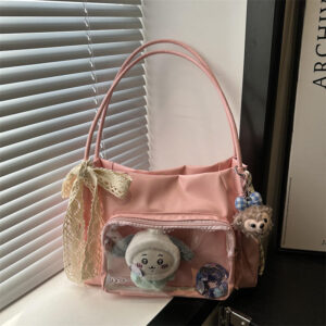 Theater-Style Plush Doll Ita tote bag